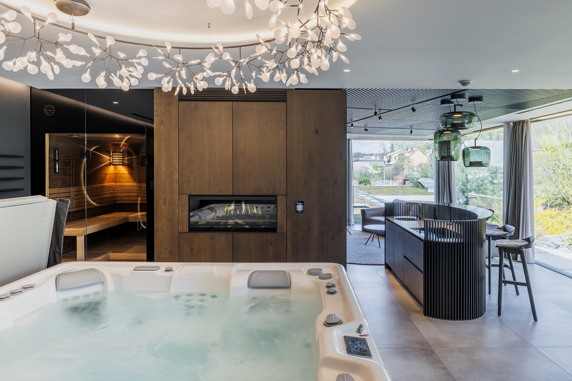 Luxusní nábytek na míru: privátní wellness